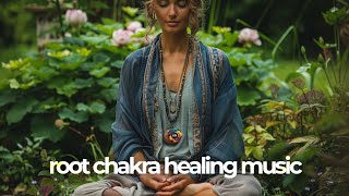 Root Chakra Healing Music - Let Go Worries, Anxiety, Fear - Chakra Meditation Music