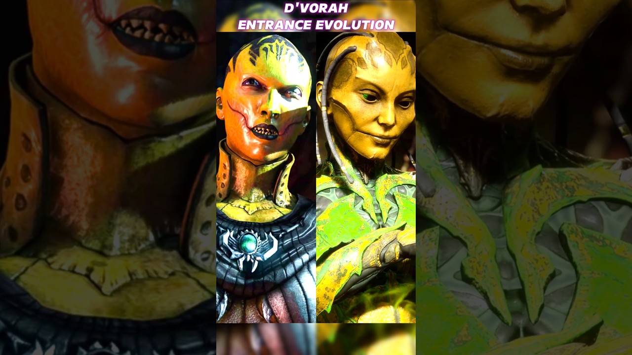 Эволюция входа Ди'Воры в MkX и Mk11 