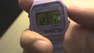 Timex Watch: Disable Hourly Chime