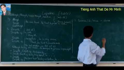 Liên từ - Conjunctions- P1- Cách sử dụng các liên từ trong tiếng Anh - Mr Minh