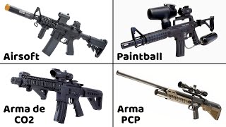 Cuál es la Diferencia entre Réplicas de Airsoft, Marcadoras de Paintball y  Armas de Aire? 