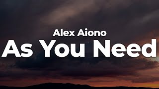 Download Lagu Alex Aiono - As You Need (Letra/Lyrics) | Official Music Video MP3