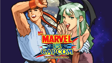Marvel vs Capcom : Clash of Super Heroes Ryu Morrigan play through