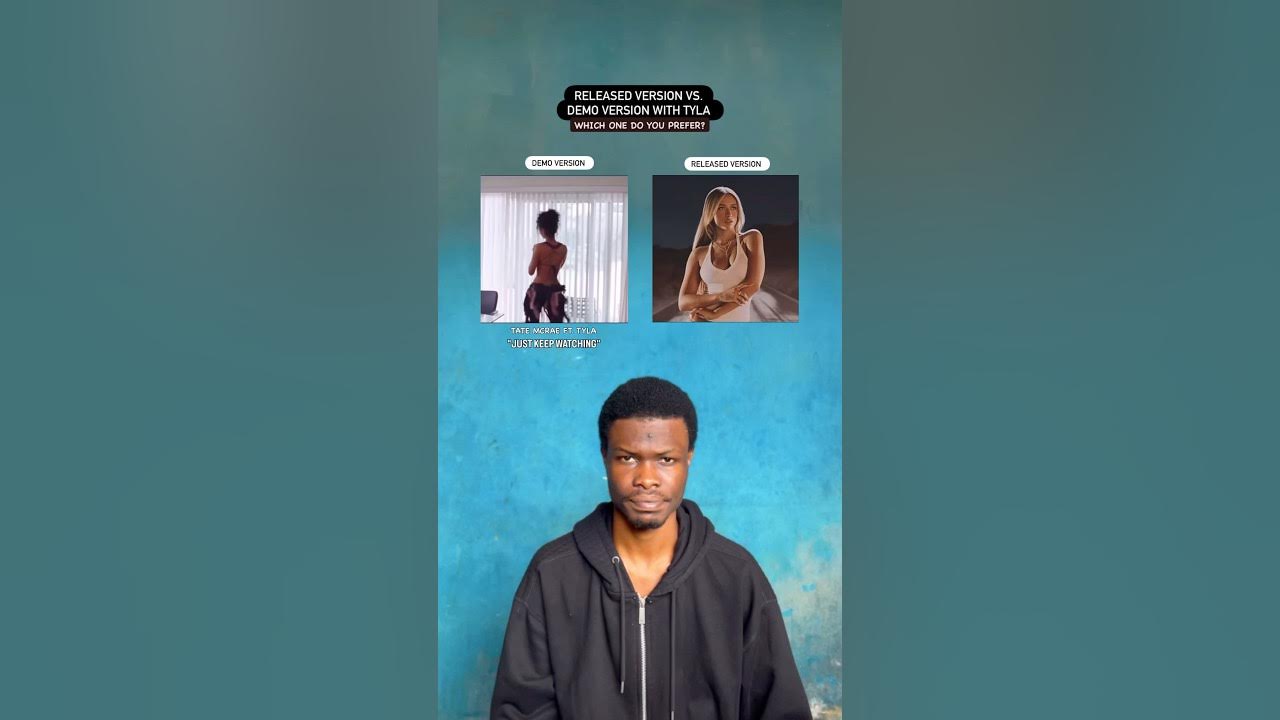 Song Released Vs. Demo Version: Tate McRae “Just Keep Watching” #shorts #music Song Released Vs. Demo Version: Tate McRae “Just Keep Watching” #shorts #music