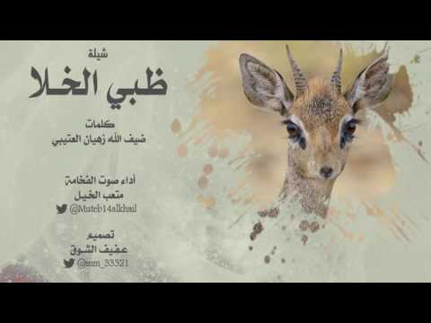 شيلة ظبي الخلا ضيف الله زهيان العتيبي أداء صوت الفخامة متعب الخيل تصميم عفيف الشوق