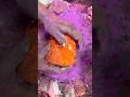 Orange Paste Colour Chalk ASMR Crush #shorts #highlights #love