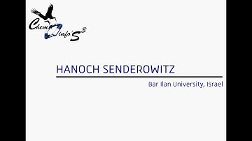 Strasbourg Summer School in Chemoinformatics, 2022 : Hanoch SENDEROWITZ