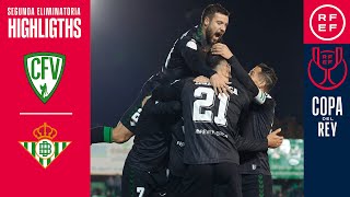 Resumen | Copa del Rey | CF Villanovense 1-2 Real Betis | Segunda Eliminatoria