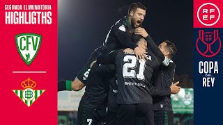  Copa del Rey false CF Villanovense 1-2 Real Betis false Segunda Eliminatoria