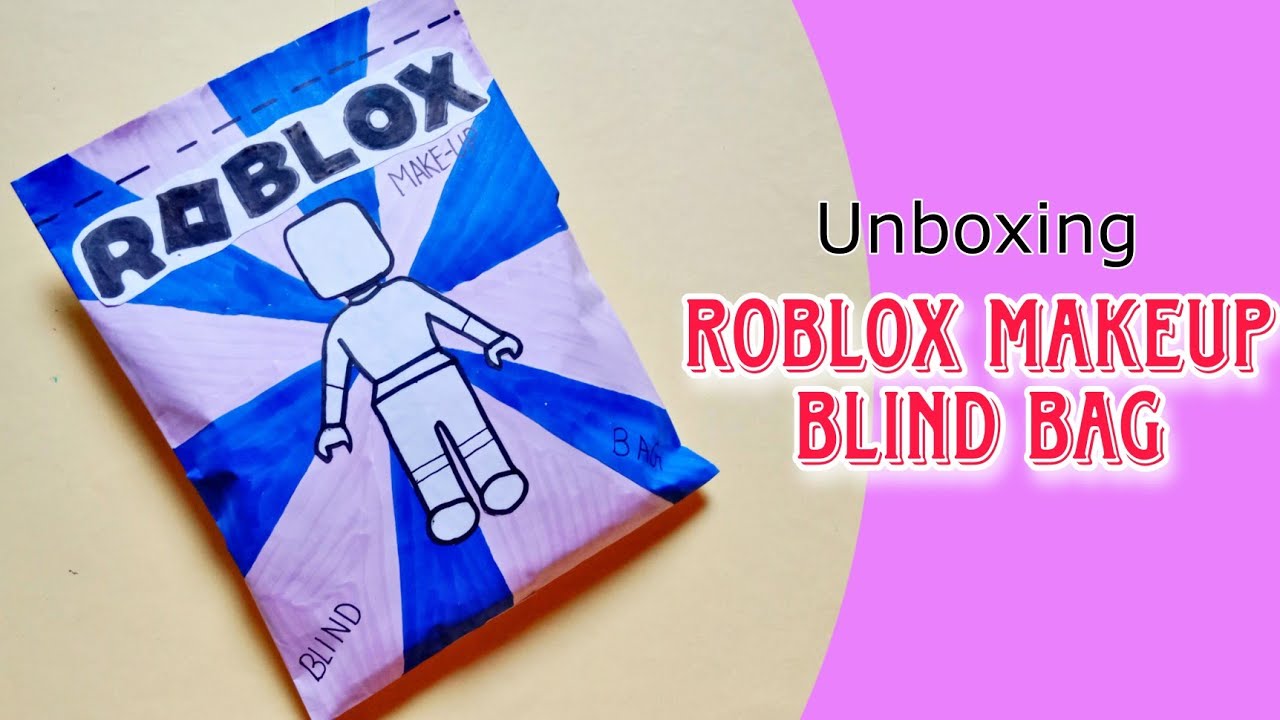 🥰paper diy🥰/Blind bag paper/Roblox Makeup/ASMR opening blind bag 