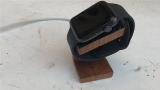 Custom apple watch charging stand