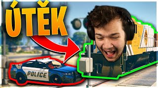 UTEKLI JSME POLICAJTŮM VE VLAKU!😂 | GTA RP [MarweX]