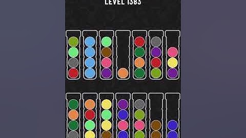 【Ball Sort Puzzle】Level.1383