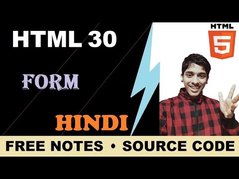 HTML #30 | Form 6 | HTML Tutorial in HINDI | HTML5 Beginner to Advanced