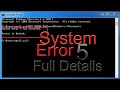 System Error 5:(Windows Hidden Administrator Account)