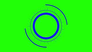 Circular Audio Visualizer Effect | Green Screen Audio Visualizer Stock Video Footage - Green Gallery