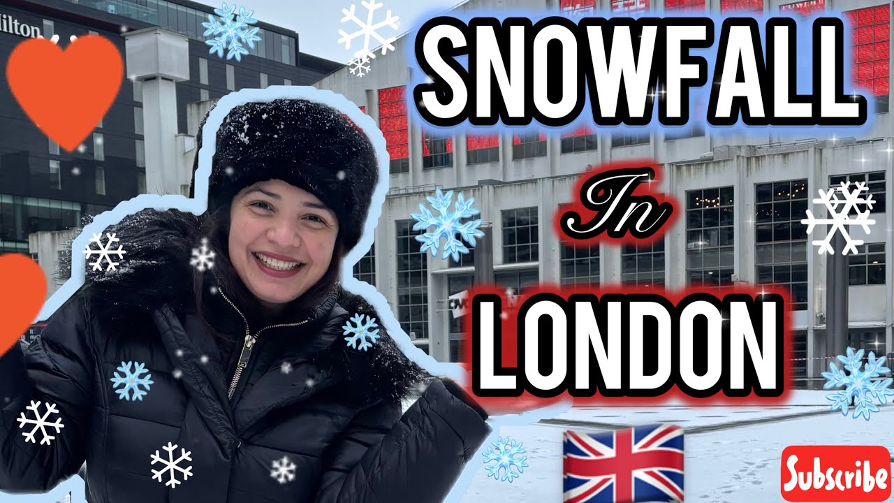 Snowfall in London ❄️ 🇬🇧| A Magical Winter Experience