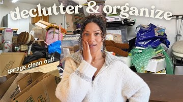 massive declutter of my messy garage (+home updates!)