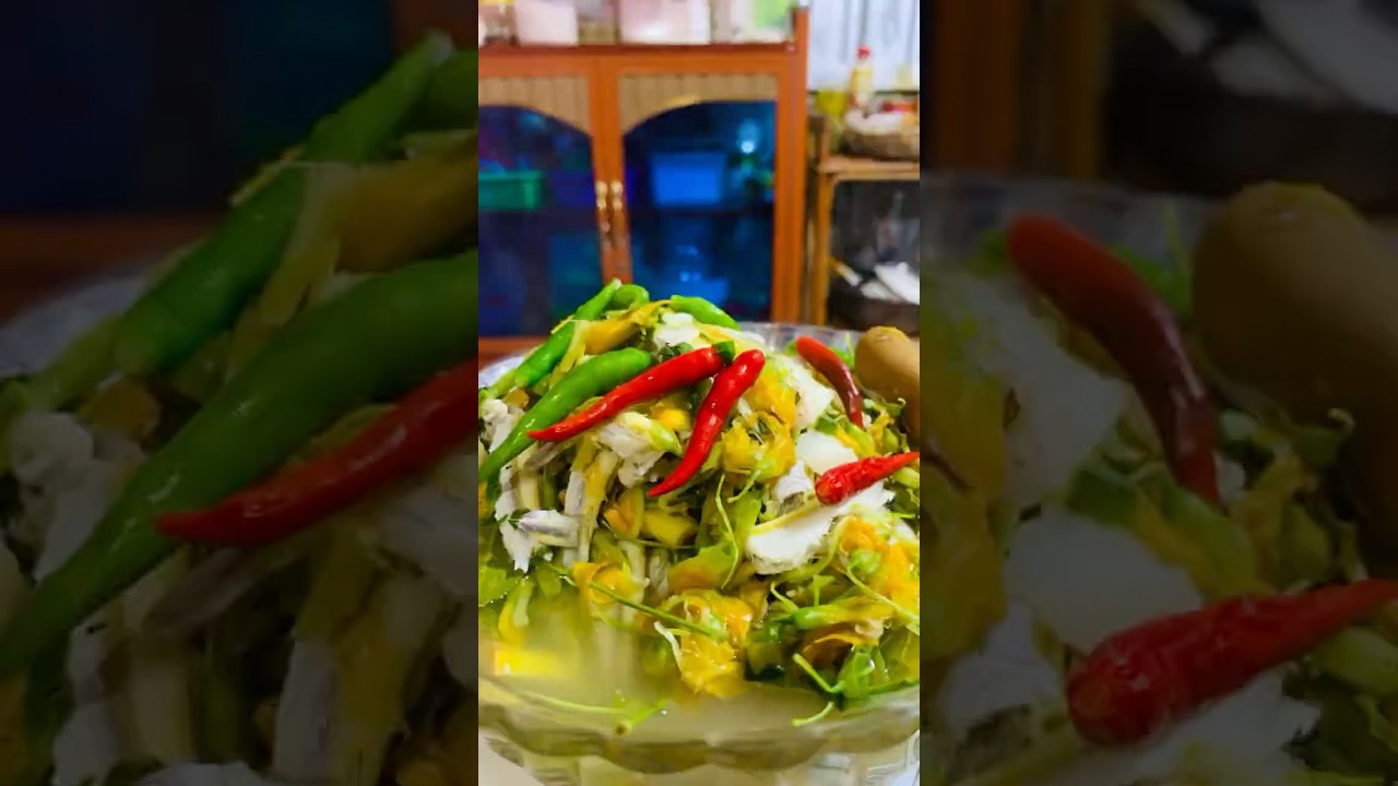 Sesbania javanica fish sour soup 