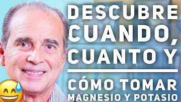 ¿Cómo tomar correctamente magnesio y potasio?