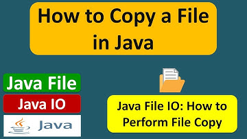 How to Copy a File in Java? | Java File | Java IO | Java Tutorial