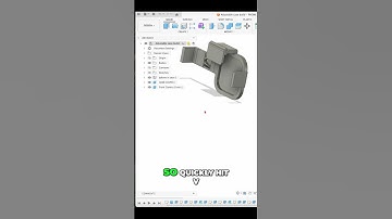 Fusion 360: 3D Print Specific Assemblies Easily! #shorts