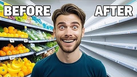 I Bought Everything In A Grocery Store