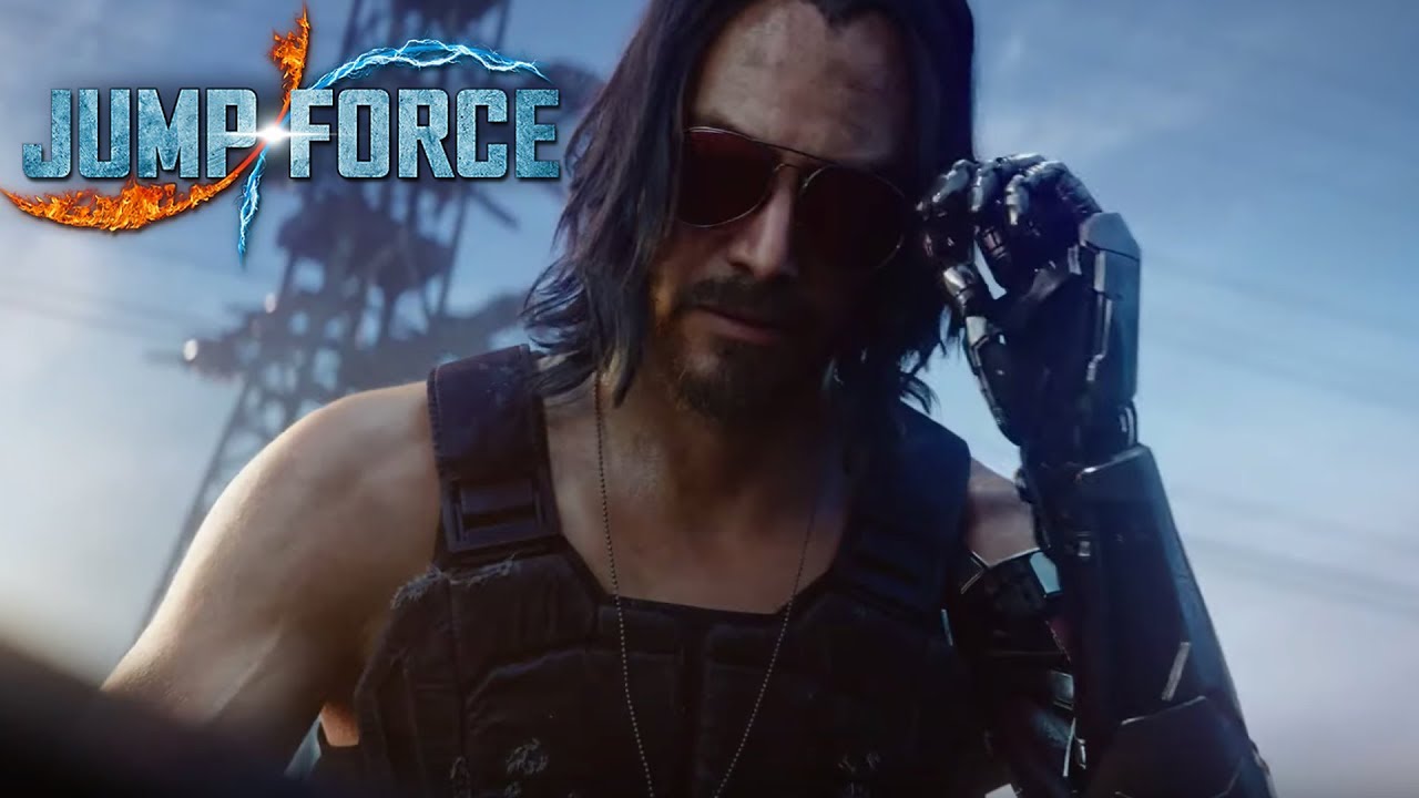 Keanu Reeves Jumping Jump Force Mods - Johnny Silverhand (KEANU REEVES) - YouTube