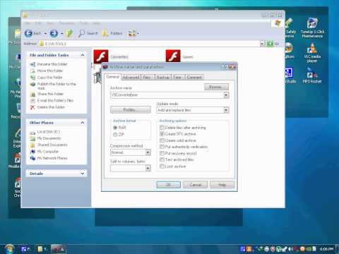 how to make a installer using winrar