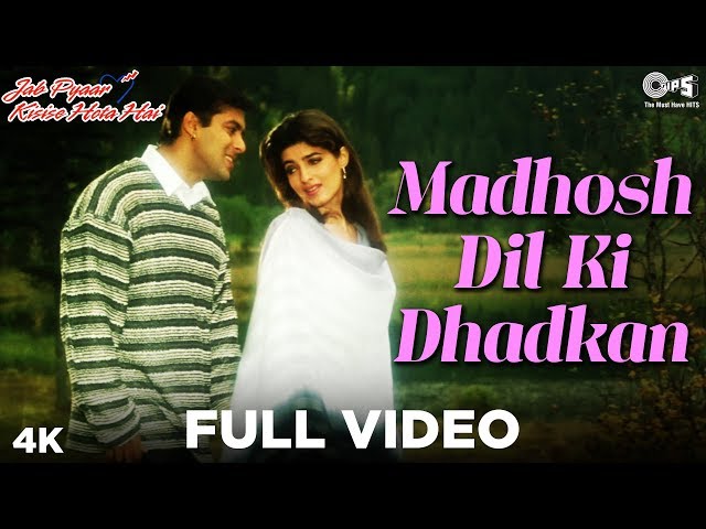 90s Romantic Song | Madhosh Dil Ki Dhadkan | Lata Mangeshkar | Salman Khan | Twinkle Khanna class=