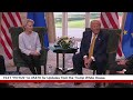 President Trump Meets With The President Of The European Commission President Trump Meets With The President Of The European Commission