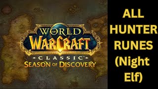 Season of Discovery - How to get ALL Hunter runes (Night Elf)