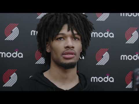 Shaedon Sharpe Media Availability | Portland Trail Blazers | December 10, 2023