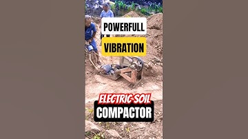 Electric Soil Compactor with Rotating Eccentric—Powerful Vibration Without Hydraulic!