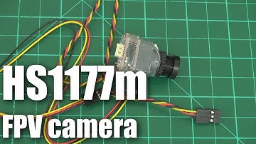 On the bench: HS1177m FPV video camera