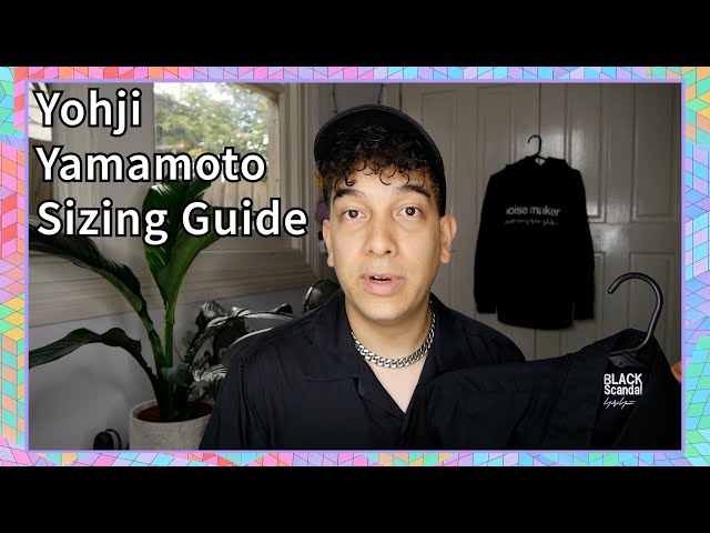 A Yohji Yamamoto Sizing Guide ~ - YouTube