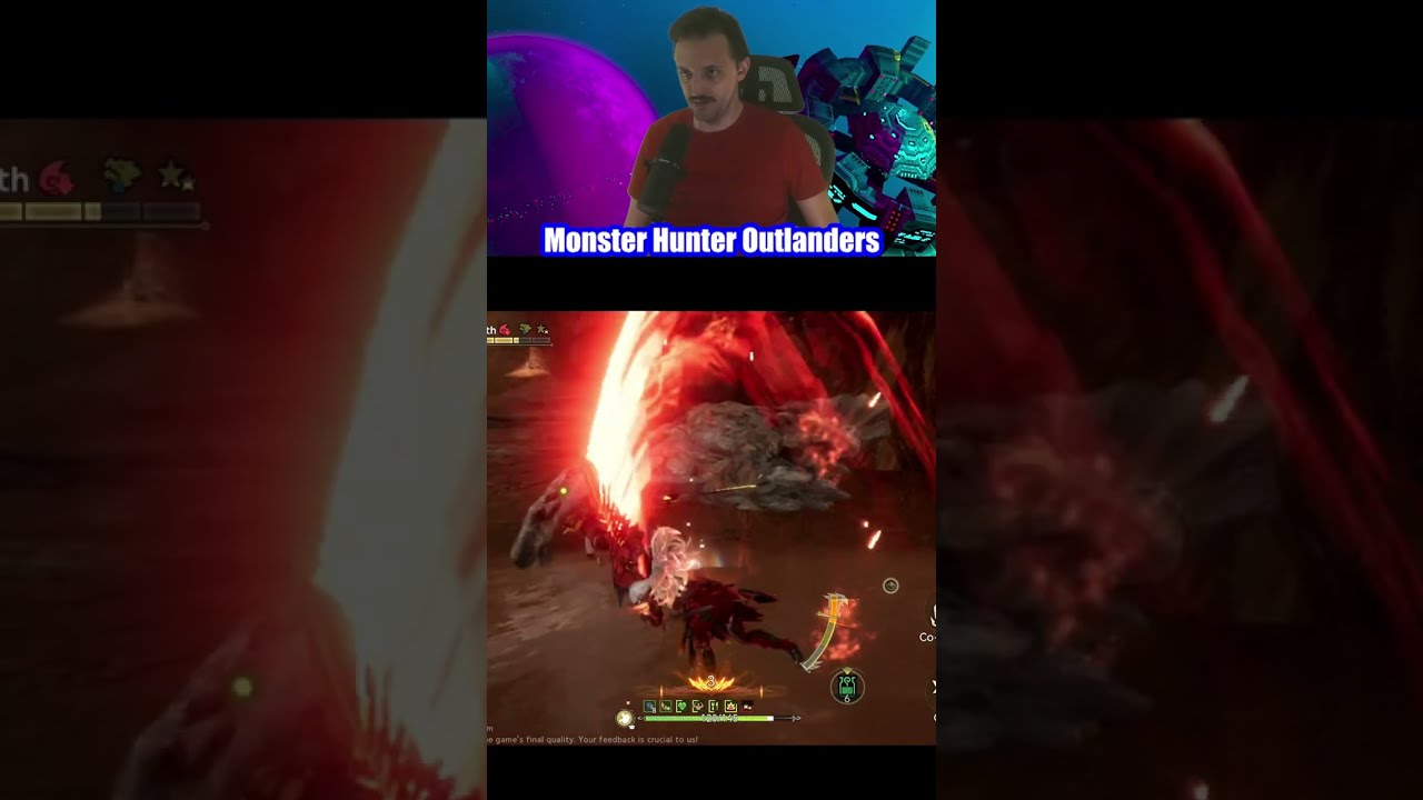 Freya hunts Barroth! | Monster Hunter Outlanders | Beta | Mobile #ad