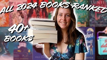 Ranking Every Book I Read in 2024 (WORST to BEST)