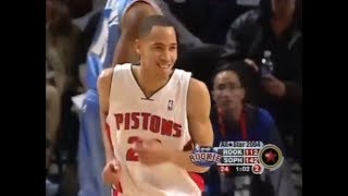 Tayshaun Prince - 2004 Rookie Game Highlights 18 Points Between-the-Legs Dunk