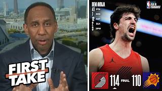 First Take Avdija Proved Us Hes A Legit Star - Stephen A. On Blazers Beat Suns, Will Face Spurs
