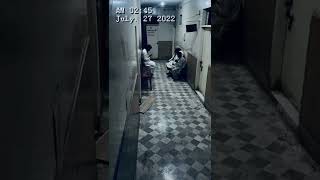 Real ghost caught by cctv camera???????? 