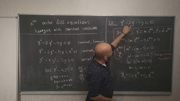 Math 219 Midterm 2 Video 1 - Homejen Diferansiyel Denklemler  - Homogeneous Differential Equations