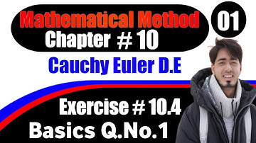 Chapter#10 Mathematical Method By S.M Yusuf Exercise 10.4 Q No 01 May052021