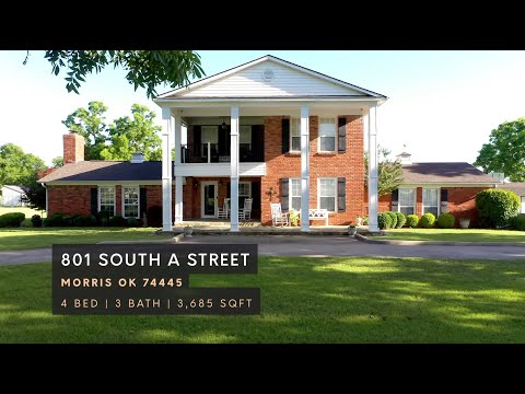801 S A Street, Morris, OK home video tour
