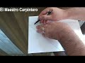 Práctica cuadro de referencia. Introducción dibujo técnico aplicado a carpintería.