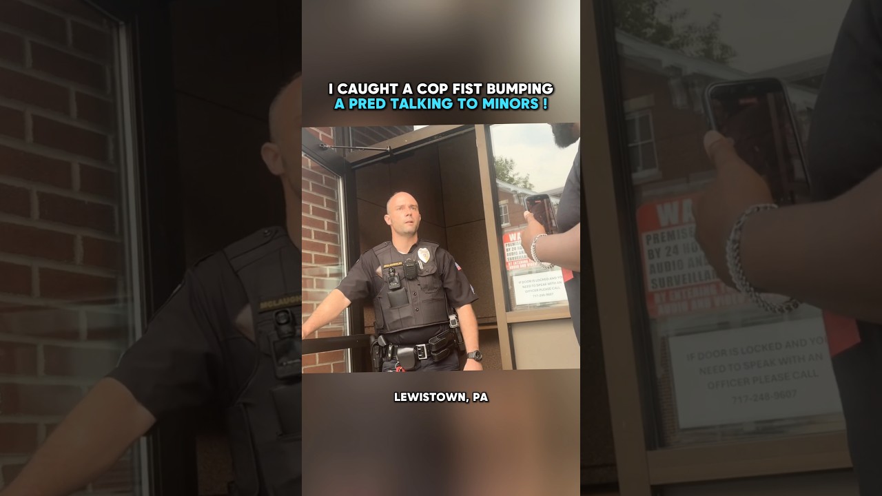 I caught a cop fist busting a pred talking to minors 🚨 #jidion #edpwatch