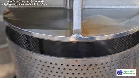 Máy ép thủy lực dùng vắt nước cốt trái cây, củ quả, rau lá, cà rốt, rau má - ĐIỆN CƠ XANH 0984467870