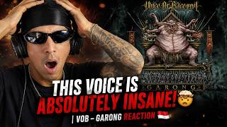THIS VOICE IS ABSOLUTELY INSANE! 🤯 | VOB – GARONG REACTION 🇮🇩