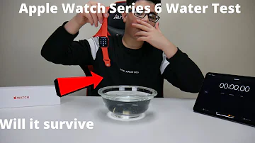 Is Apple Watch 6 waterproof