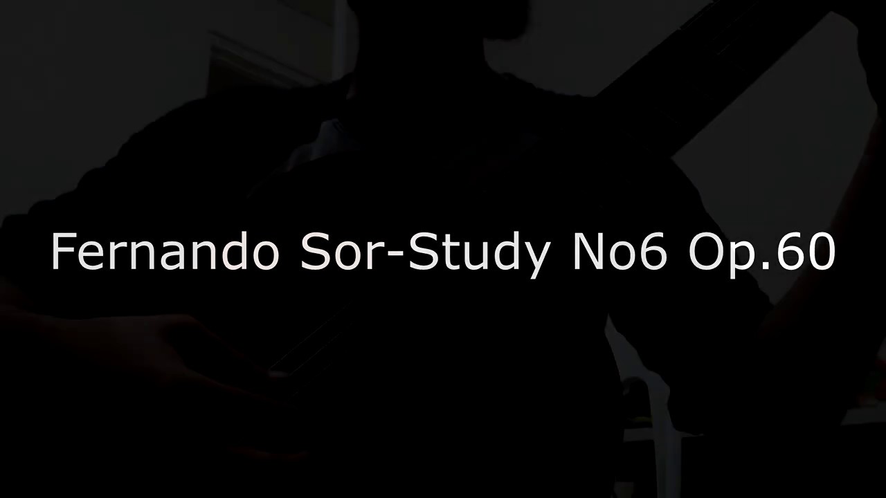 Fernando Sor-Study No6 Op.60